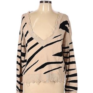 Wild Honey Animal Print Sweater